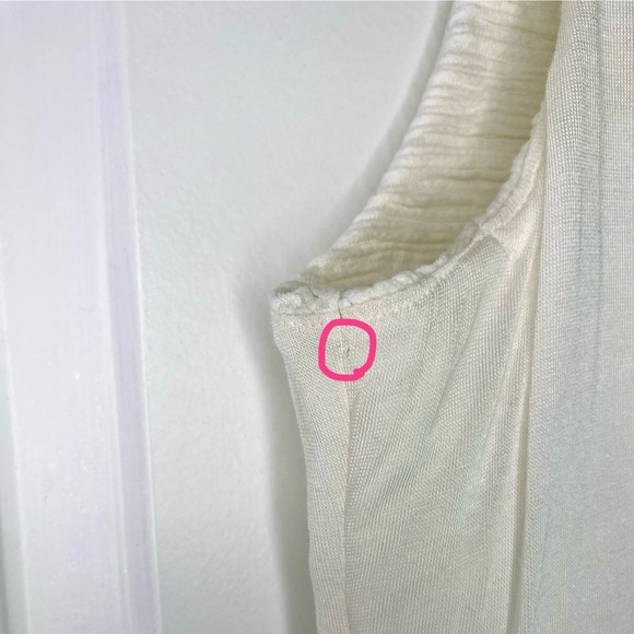 Chelsea28 Textured Racerback Crop Top White Size S - Picture 6 of 11